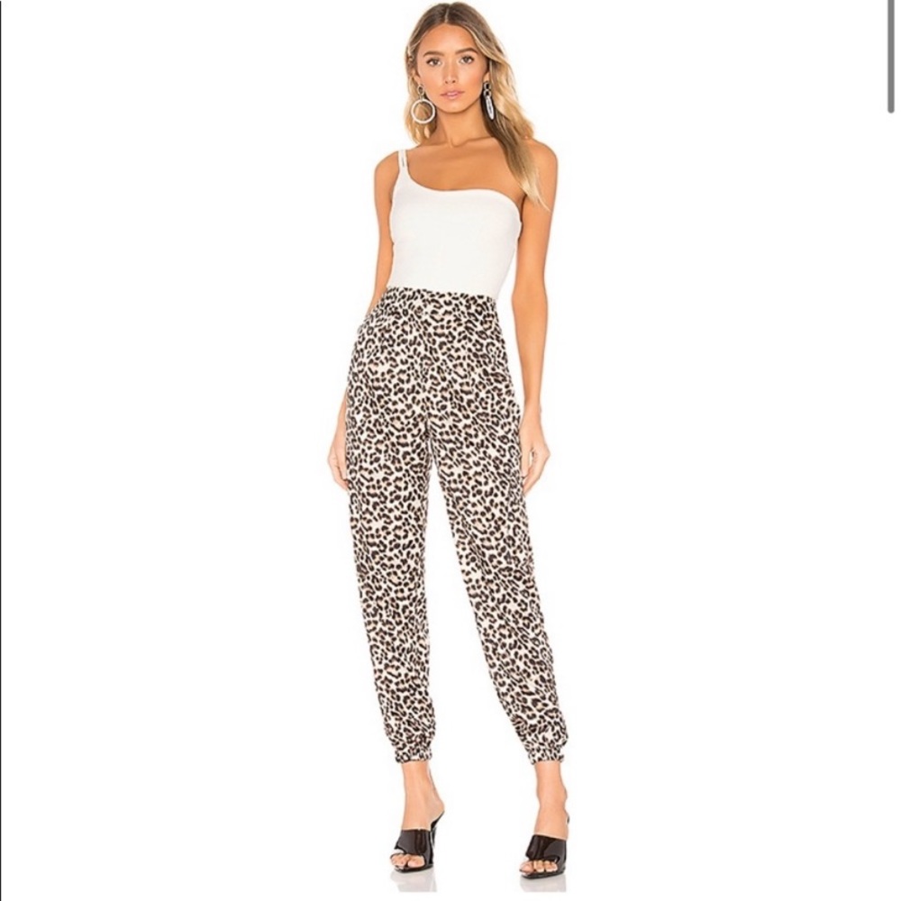 NWT Revolve h:ours Elysa Leopard Pants
